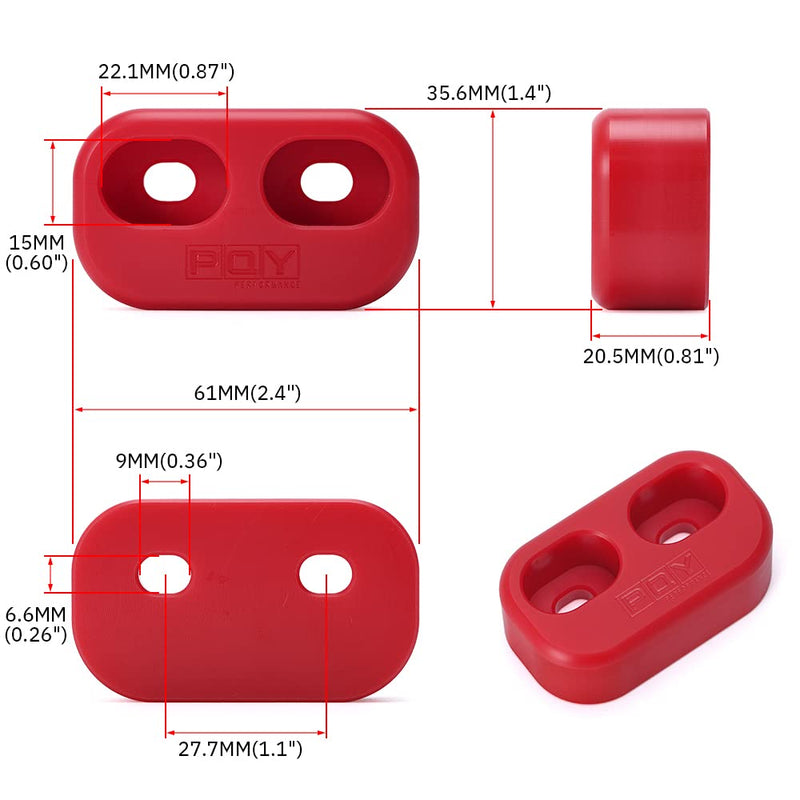 2pcs Door Lining Bushings Replacement Compatible with Mazda NA, NB, NC, ND MX-5 Miata Door Bushings All Miata Generations