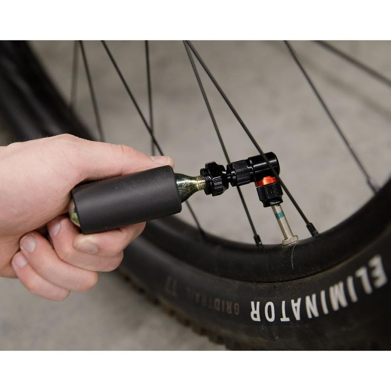  [AUSTRALIA] - MSR™ MTB Puncture Repair Kit | Tire Plug Strips and inflator Canister Storage | Fix tubeless MTB Tires on the go Schrader and Presta Compatible | Bike tire Repair kit