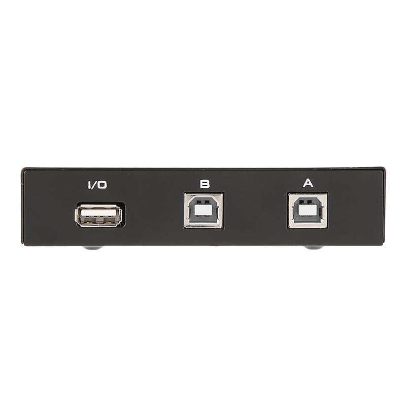 USB Sharing Switch, fosa Sharing Switch Selector 2/4 Port USB 2.0 Manual Sharing Switch Switcher Box Switcher Adapter Hub for PC, Printer, Scanner, Mouse, Keyboard(2 Port)