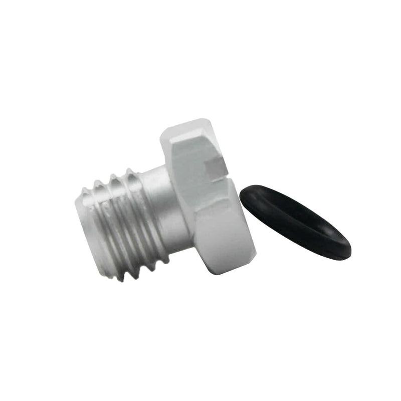 iFJF Billet Aluminum Air Bleeder Screw Replacement for 2001-2017 6.6L Duramax Diesel Fuel Filter Silver