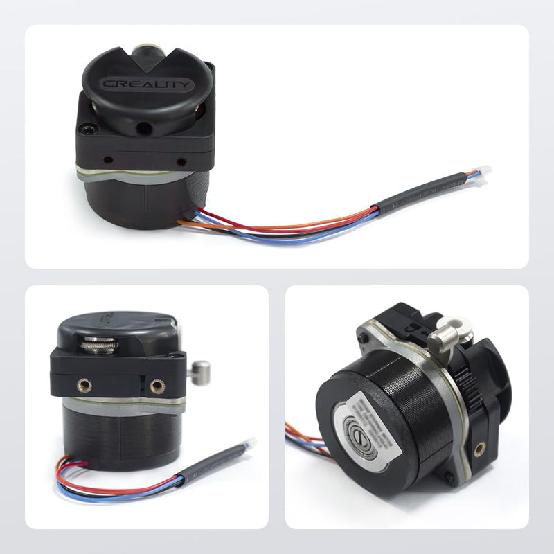 Creality K1/K1 Max/K1C/K1 SE Extruder with Motor, Official Upgraded K1 Extrusion Kit Direct Drive Extruder Dual Gear Smooth Feeding High Speed Printing Extruder for K1 SE/Ender 3 V3 Plus 3D Printer for K1/K1C/K1 Max/K1 SE(with Motor)
