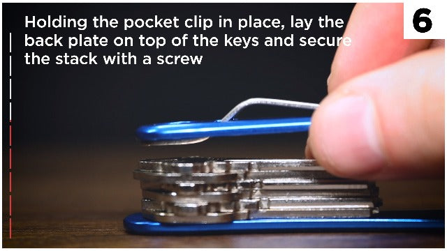 KeySmart Rugged Keychain Multitool Key Holder, Up to 14 Keys Red 1 Pack