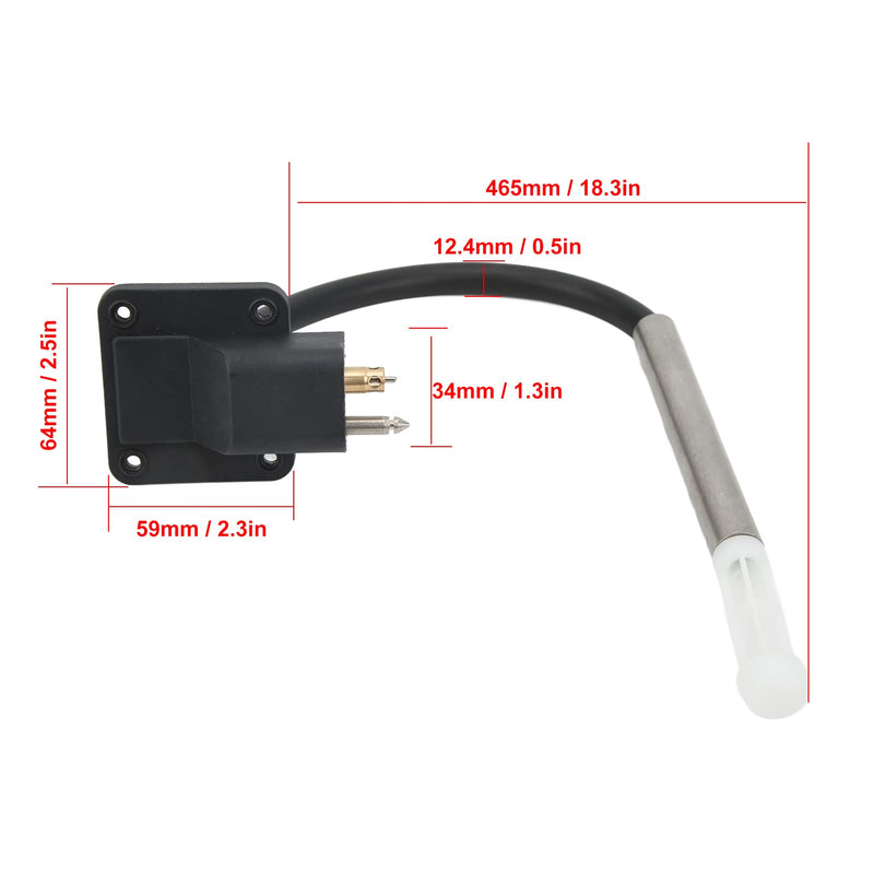 Boat Fuel Tank Connector Fitting Plastic and Metal Marine Fuel Tank Connector Portable 12L 24L Boat Outboard Engine Accessory