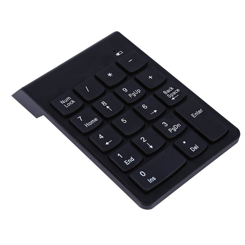 USB Numeric Keypad, 18 Keys Mini Number Pad Plug and Play, Spillproof Dust Proof, with Ergonomic Tilt for Laptop Desktop PC Notebook