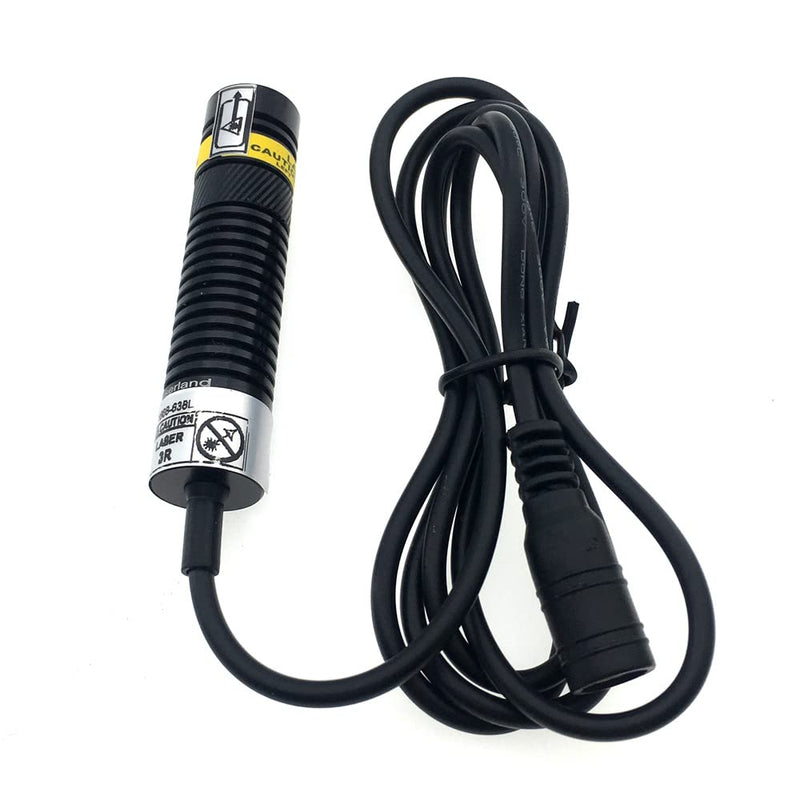 Red Cross Line Light Cross Hair Module Generator Projector Placement Position Guide for Wood Stone Screen Printing Heat Press Cloth Fabric Cutting Alignment (+AC-DC adpter+Holder, Red Cross) 638nm (AC-DC Adapter + Holder)