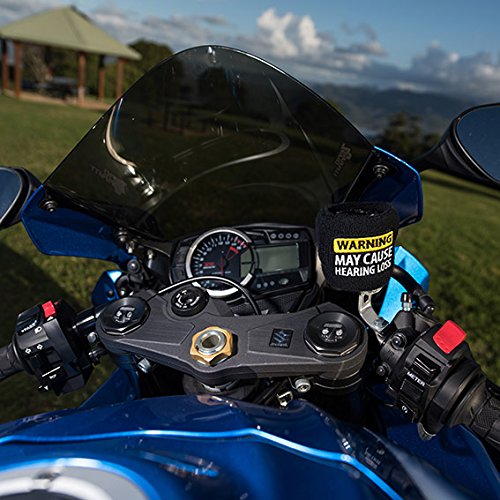 Brake Fluid Reservoir Cover Sock for Motorcycles, Sporbikes and Gifts by Moto Loot (Warning May Cause Hearing Loss)