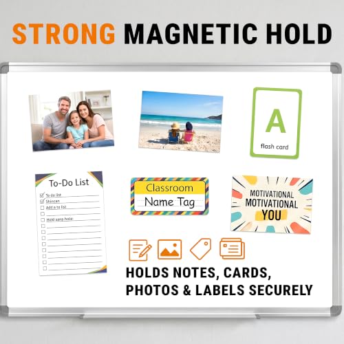 120 Pcs Self Adhesive Magnetic Dots 0.8"x0.08" - Peel and Stick Magnets for Crafts - Sticky Magnet Backing Dots - Circle Magnet Stickers for Fridge - Adhesive Magnets for Classroom & School Projects