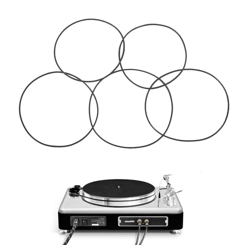 20PCS Nitrile O-Rings Rubber Gasket, 1mm Cross Section NBR Seal Ring Set, OD Range 25-80mm for Cassette Tape Recorder CD DVD Drive Repair