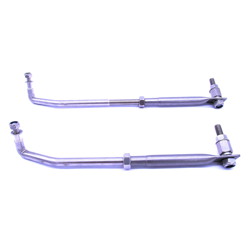 SouthMarine Boat Engine Stainless Steel Steering Tie Rod Drag Link Kit 315-395mm / 12.4-15.55in Adjustable, Include Steering Hook