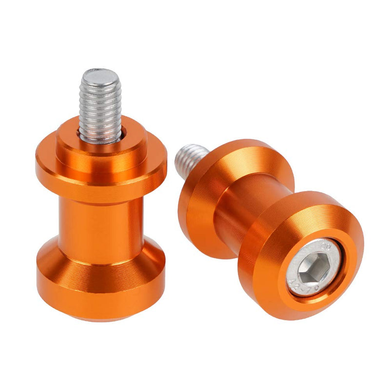 NICECNC Orange M10 XP1.5 SwingArm Spool Bolts Slider Compatible with KTM 690 SMC R/Enduro R 2019-2023,790 890 Duke/Adventure R 2018-2023,250/390 Duke 2018-2021