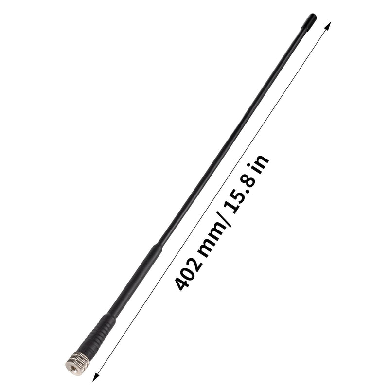 Long Range Upgrade Whip Flexible Receiver Replacement Antenna(Black) Perfect for Garmin GPS Alpha 100 200 200i 300 300i Astro 220 320 430, Effective Extended Remote Range, Eifagur