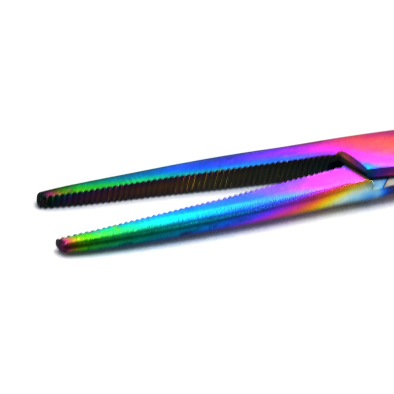 Ultimate Rainbow Hemostat Set, 6 Piece Ideal for Hobby Tools, Electronics, Fishing and Taxidermy