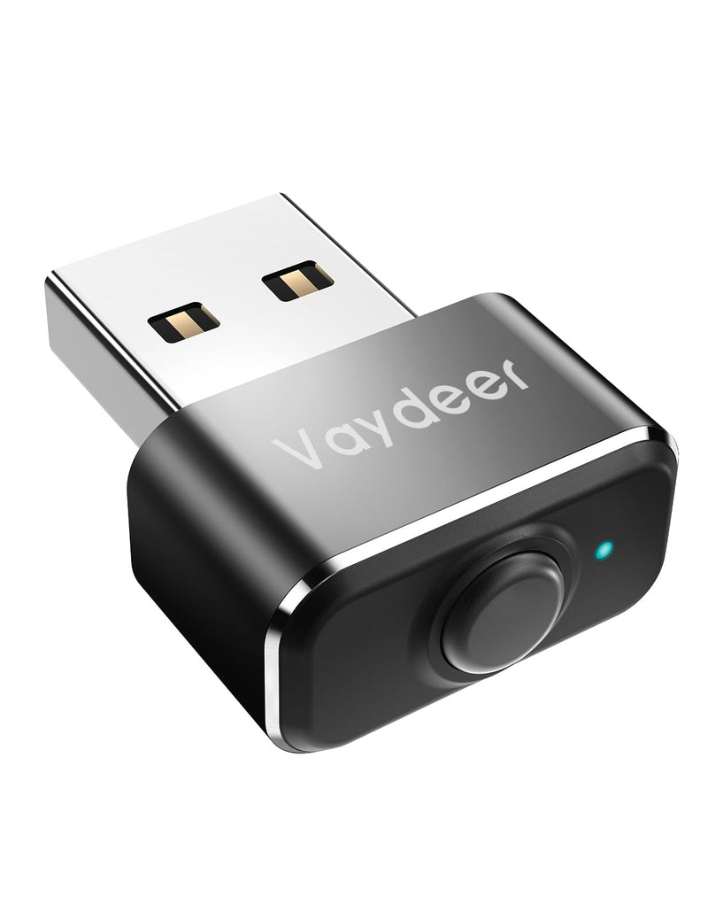 Vaydeer Undetectable Mouse Mover M4 ＆ Metal Mini Mouse Jiggler, T3s Mouse Mover, Noiseless, Simulates Realistic Mouse Movement, Driver-Free,Keeps PC Active