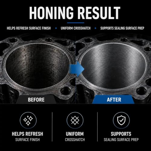4.125 in (105mm) Cylinder Hone, 240 Grit Silicon Carbide Ball Hone 4.125'' (105mm)
