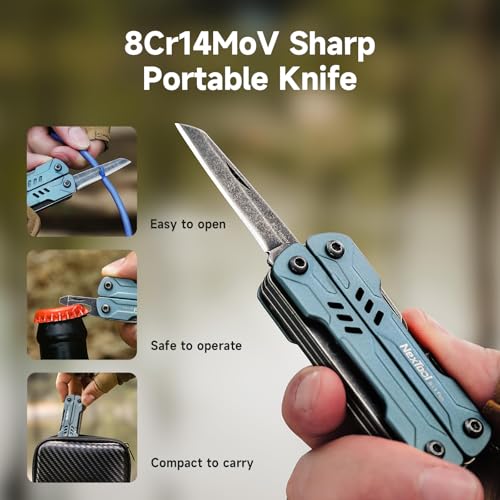 NexTool Mini Sailor S11 Pro, 12-in-1 Compact Keycain Multitool Small