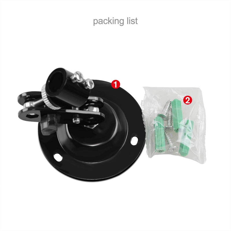 FreeMascot 360 Degree Stand with 12mm-16mm Mount Holder for Laser Pointer/Laser Pen/Flashlight (Black) (Diameter 12mm Mount) Diameter 12mm Mount