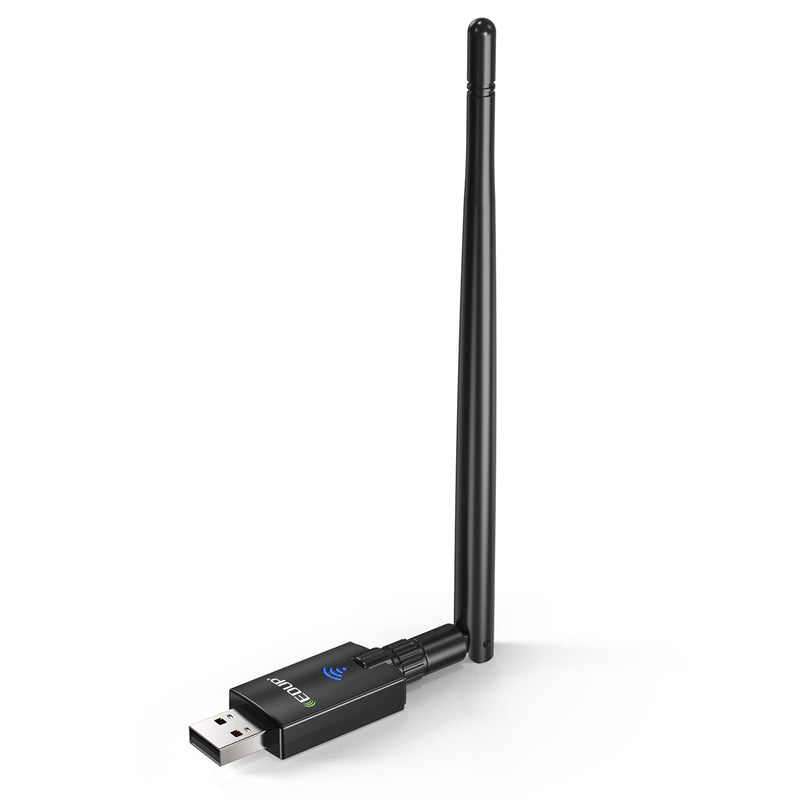 EDUP AX900M USB WiFi 6 Adapter Bluetooth 5.3 BT5.3, Compatible with Windows 11/10, Dual Band 2.4G/5Ghz, IEEE 802.11ax/900Mbps, Wireless Network Adapter with 5dBi Antenna for Mac Laptop Desktop PC