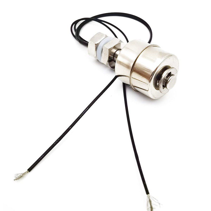 KIRO&SEEU 45mm Stainless Steel Float Switch Liquid Water Level Sensor Monitor Vertical Fish Tank Mini M10x1.5mm