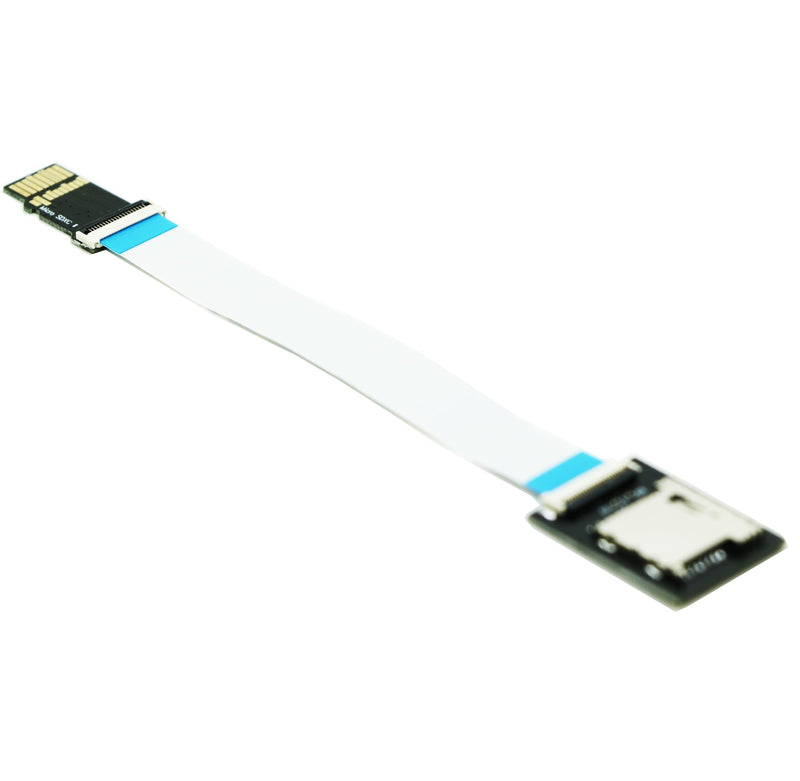 Sintech Micro SD SDXC UHS-II Male to Female Extension Card with 9CM Flex Cable,Support SD/SDHC/SDXC UHS-I UHS-II V60 V90