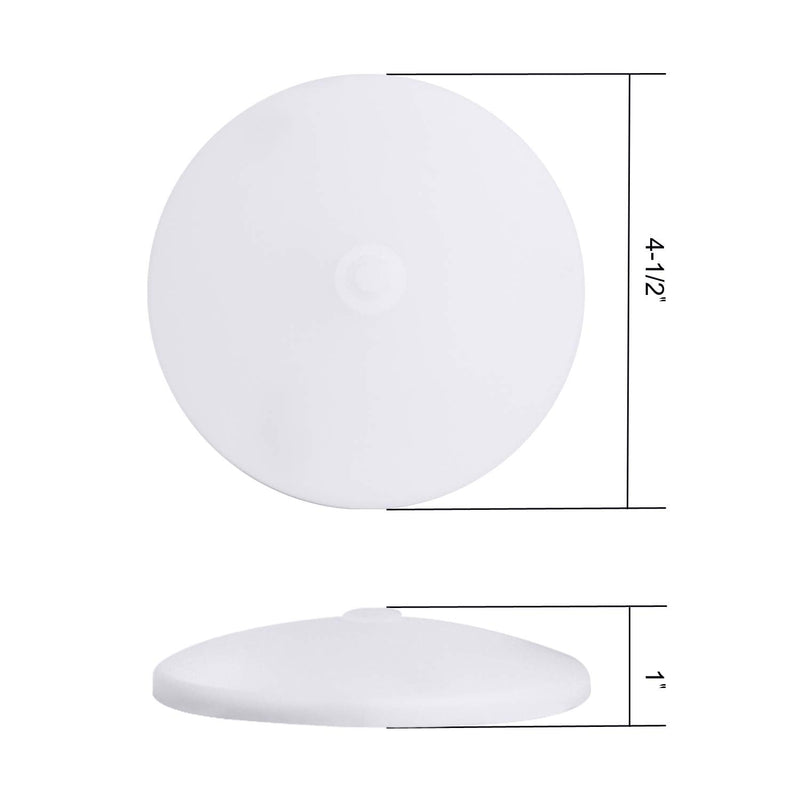 Facon 2-Pack Ultra Slim 4.5'' 12V RV Puck Lights w/Switch, SY-SM45 4000K Cool White LED Interior Lights for RVs, Camper Van, Boats, 12V Dome Light Fixture – cETL Certified Dia: 4.5Inch, 2Packs 4000K Cool White Light