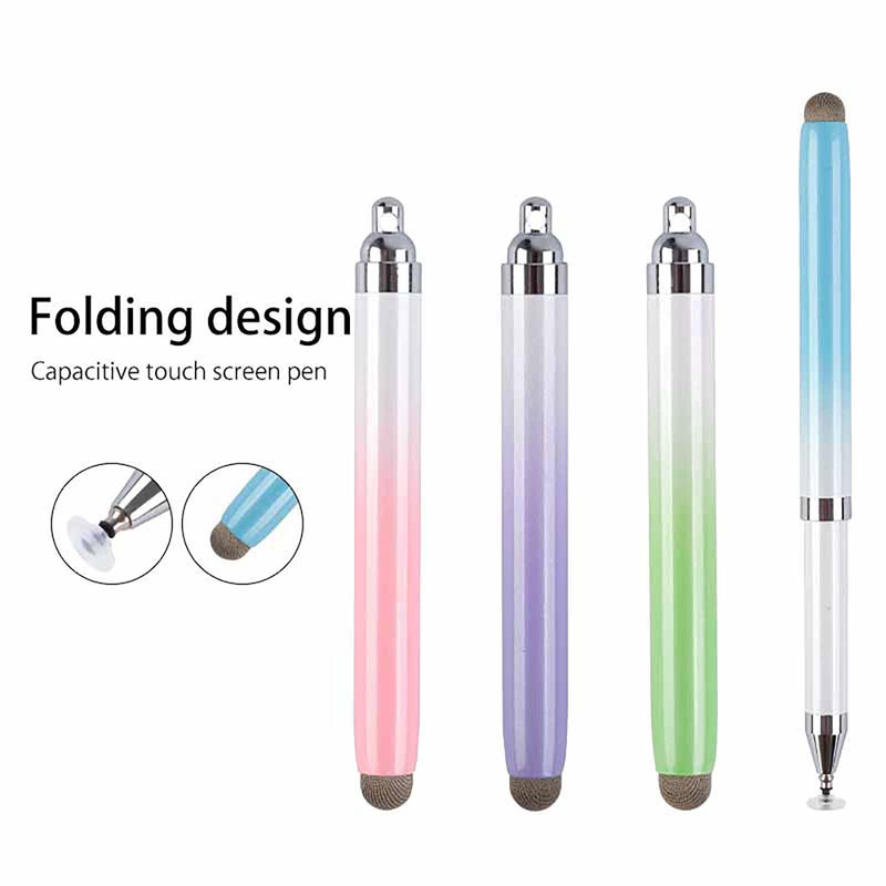 Stylus Pen for Touchscreen(2 PCS),2-in-1 High Precision and Sensitivity Capacitive Stylus Pen for Apple iPad iPhone Tablets Samsung Galaxy All Touchscreen Devices (White Pink/White Blue) White Pink/White Blue