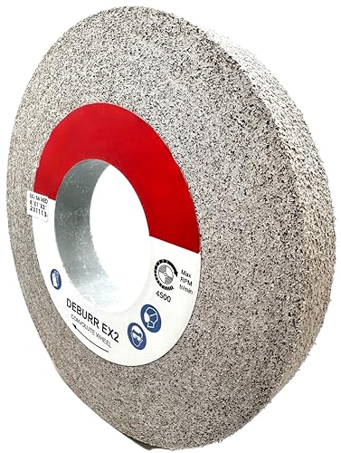 EX2 Deburring Wheel 8" x 1" x 3", 8A Medium, 17219 8" x 1" x 3" 8A Medium