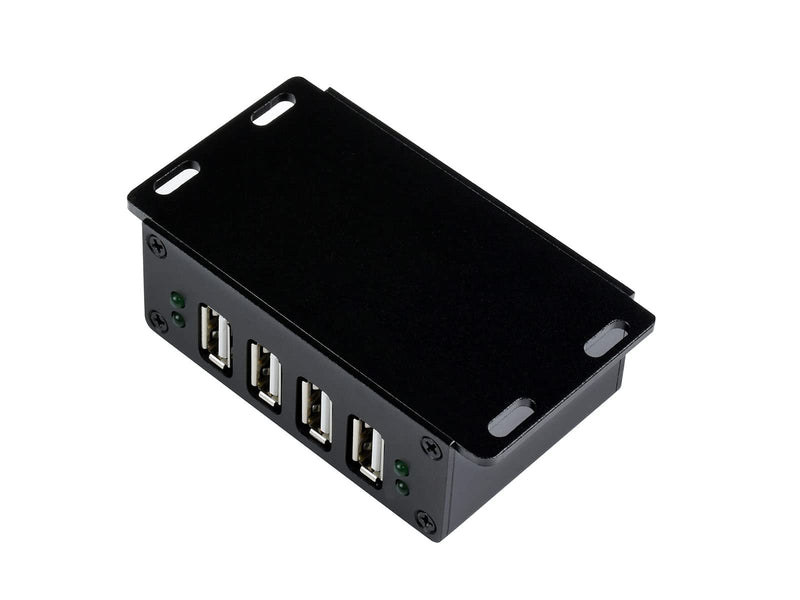 Waveshare Industrial Grade USB HUB Extending 4X USB 2.0 Ports Switchable Dual Hosts Sharing USB Devices for Two Hosts