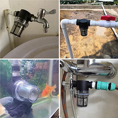 Water Pump Strainer 1/2" Female NPT Strainer with 40 Mesh Filter Screen 1/2" 40 Mesh