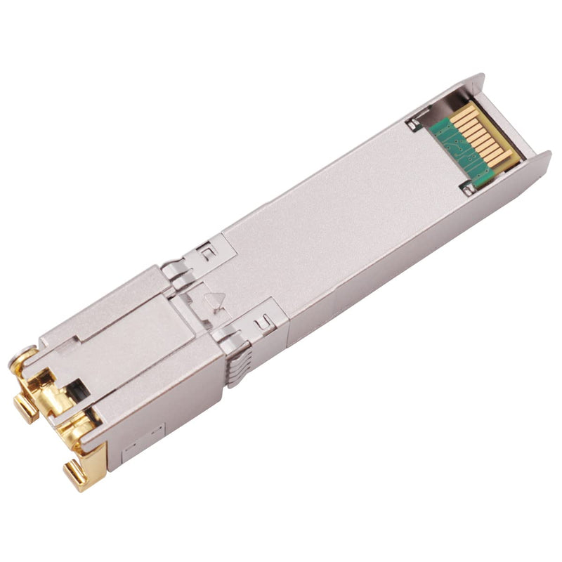 10G SFP+ to RJ45 Copper Modules, 1.25G/2.5G/5G/10GBase-T Ethernet Copper to SFP+ Transceiver Compatible for Ubiquiti Unifi UF-RJ45-10G /uacc-cm-rj45-mg (Cat 6a/7 or Better, 30-Meter) 10GBase-T : 30m