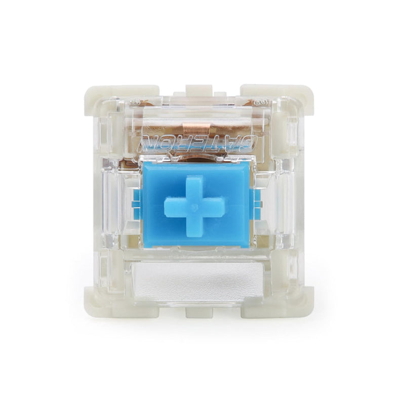 Gateron G Blue Pro 3.0 Switches Pre-lubed 3pin RGB SMD Clicky for Gaming Mechanical Keyboard (36Pcs, Pro Blue 3.0) 36Pcs Pro Blue 3.0-3pin