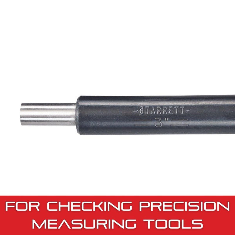 Starrett End Measuring Rod with Insulated Handle and Spherical Ends for Comparing Gages and Measuring Parallel Surfaces - 1/4" Diameter, 3" Length - 234A-3 1/4"-Diameter; 3"-Length