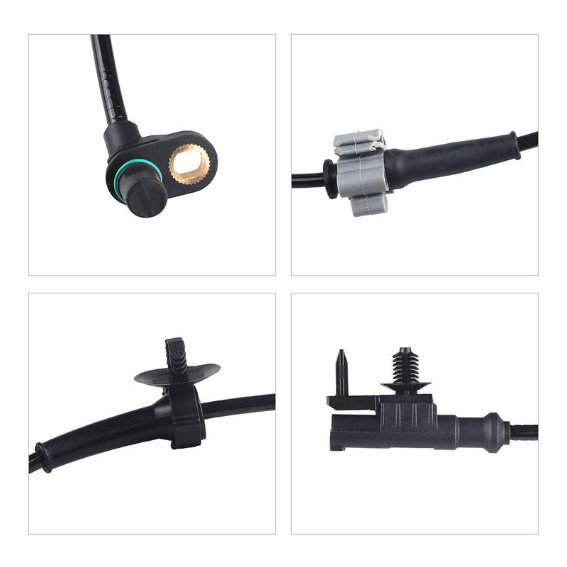 Compatible with 2 PCS Front ABS Wheel Speed Sensor Chevy Avalanche Silverado Suburban GMC Sierra Yukon 2007 2008 2009 2010 2011 2012, Cadillac Escalade 2009 2010 2011 2012, OEM 15229012