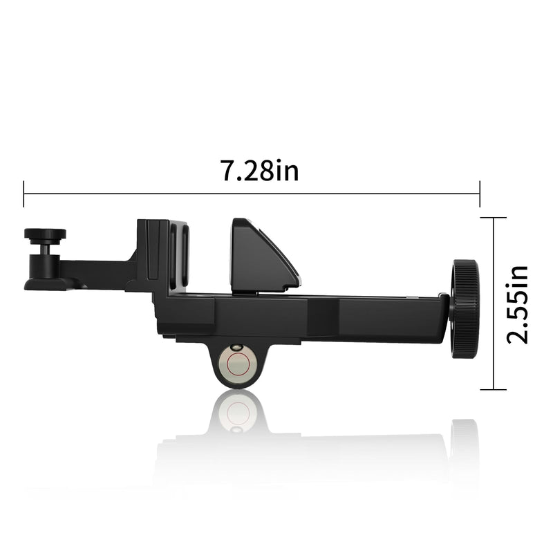 Laser Receiver Bracket Sensor Holder 6 for LS-80A,LS-80B,LS-80G,LS-80L,LS-80X,LS-30,LS-50B,LS-70A,LS-70B,LS-70C,LS-90,LS-B10,LS-B10W,LS-B20,LS-B20W,RD-100W and PA 350 Laser Level 312890112