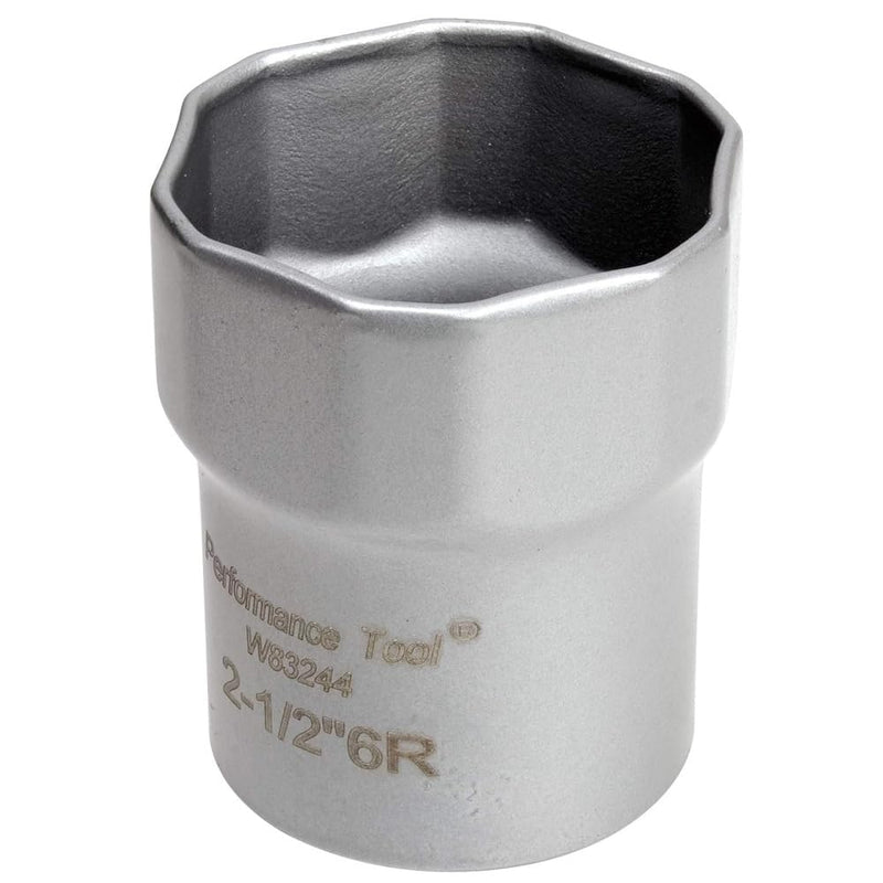 Performance Tool W83244 1/2 Drive Rounded Lock Nut Socket, 2-1/2-Inch used on Ford F-150 and Full Size Bronco With Automatic Hubs