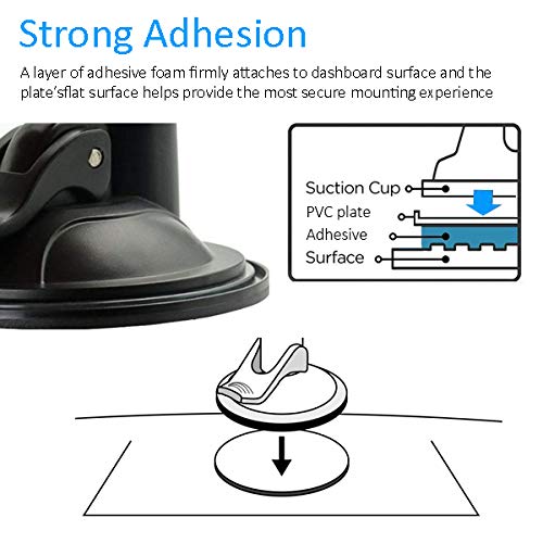 Randconcept - GPS Mount for Garmin | GPS Dashboard Mount Dash Windshield Window Car Holder for Garmin Nuvi RV Dezl Drive Drivesmart Driveassist and More
