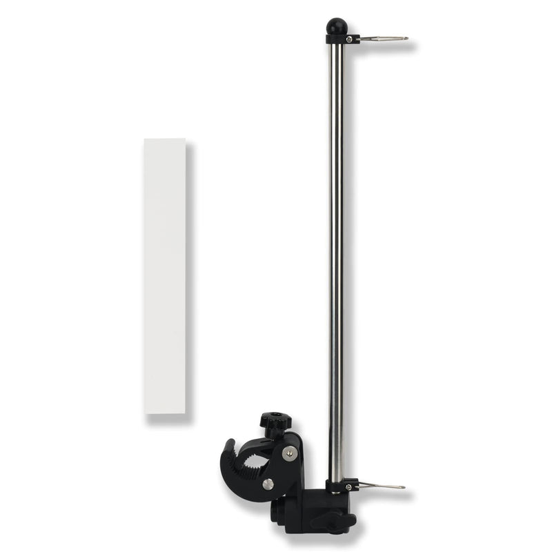 Stainless Steel Rail Mount Boat Pulpit Staff (7/8" - 1-1/4 "), Boat Yacht Marine Flag Pole (1pc)