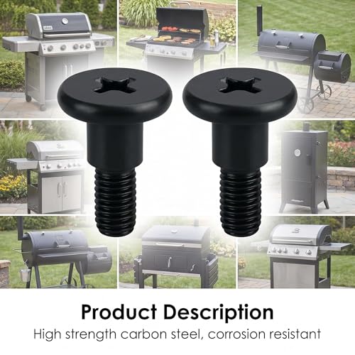 for Blackstone Griddle Replacement Short M6 Step Bolt for Gas Griddles with Side Shelves 1554AZ 1785 1868 1901 1902 1962 1963 2307 2322 2256 1916 2151-10-Pack