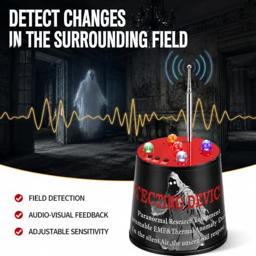 Ghost Hunting Equipment EMF Detector Temperature Detection 5 Levels Male