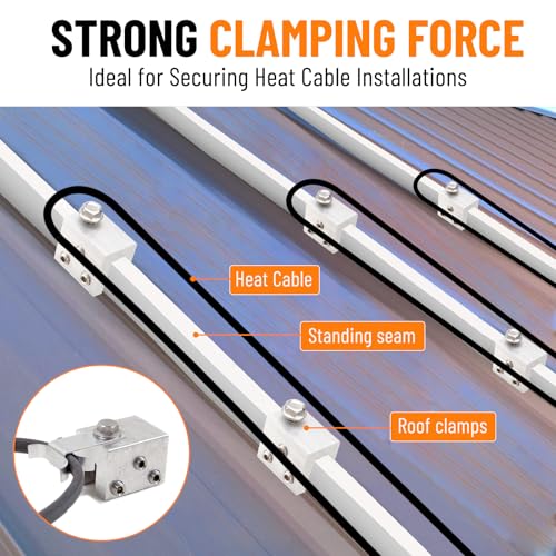 12PCS Standing Seam Roof Clamps 12 Pack