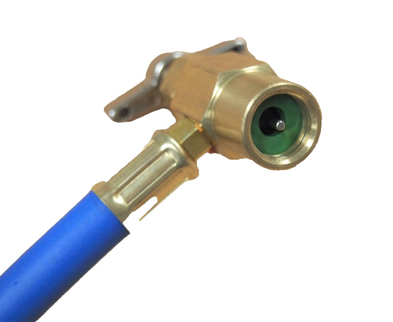 Hoteche Self-Sealing R1234yf A/C Can Tap Gauge Hose Recharge AC Conditioning 1/2" Acme Left Hand Threads HD77
