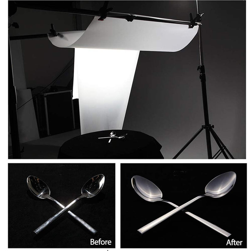 Lighting Diffusion Film Sheet 6 Packs Kit 15x19inches/ 40x50cm Diffuser Filter Gel Roll for Soften Led Flash Strobe Light Photography Video