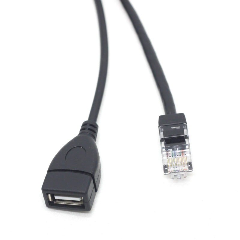 Gigabit Ethernet Active PoE Splitter 48V to 5V 2.4A with USB Female Type A Port