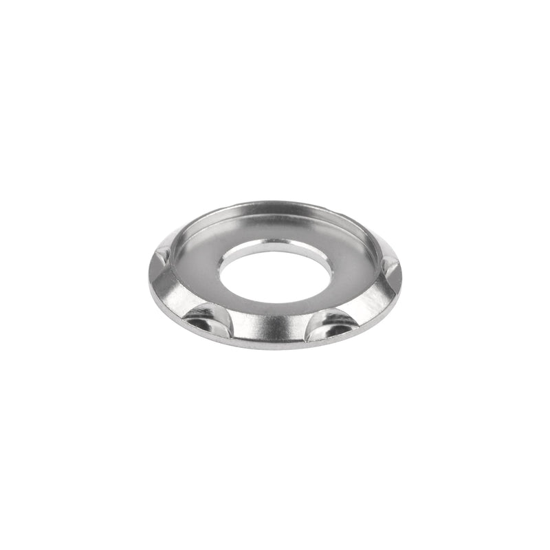Titanium Washer M5 M6 M8 M10 Spacer Washer for Motorcycle Car Decorative Pack of 10 (M10, Silver)