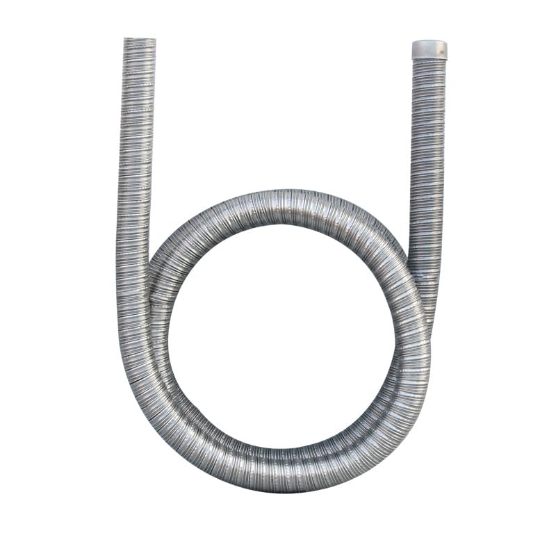 Diesel Heater Replacement Exhaust Pipe, 300cm,118.11inch, Single Layer Stainless Steel Air Generator Extension Kit Fuel Tank Gas Vent Hose (300cm single-layer) 300cm single-layer