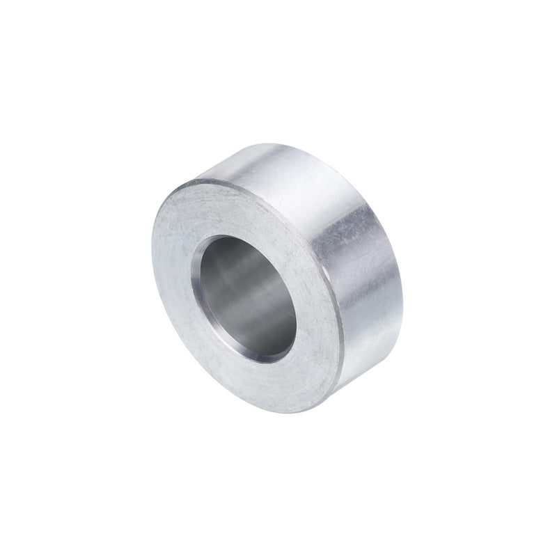 uxcell 10pcs Aluminum Spacer 1/2" Bore x 1" OD x 5/16" Length Screw Standoff Bushing Plain Finish Round Metal Spacer for 1/2 ID Screws Bolts and Rods 1/2" x 1" x 5/16" Silver Tone