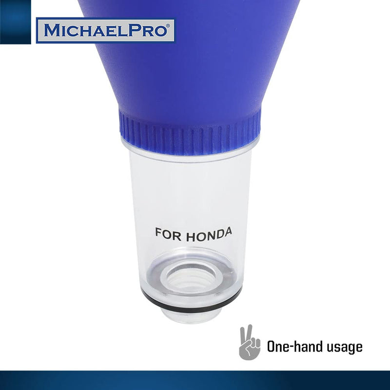 MichaelPro Spill-Free Oil Funnel for Honda, Nissan, Kia and Hyundai Vehicles | Hands-Free Design for Oil Changing, Saves Time and Effort | MP009077 Honda/Nissan/Kia/Hyundai