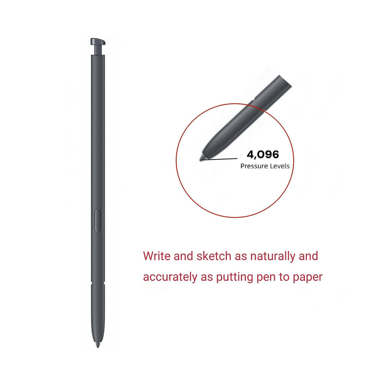 S26 Ultra S Pen Replacement for Samsung Galaxy S26 Ultra Stylus Pen, with 5 PCS Tips/Nibs Replacement (Black) Black