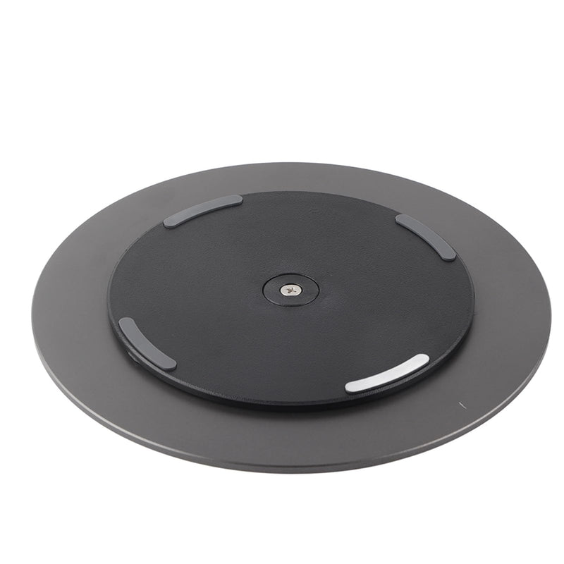 Pssopp 360° Aluminum Rotation Monitor Swivel Base 360° Rotating Swivel Stand Turntable Base for Monitor Computer Laptop Sculpturing Black