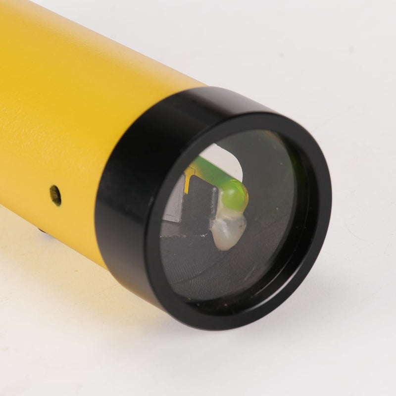 MOETER Hand Level 2.5X Pocket Sight Level for Surveying, Compact Hand Held Eye Level Sight Tool with Bubble Vial for Construction, Grading, Landscaping, and Outdoor Leveling Yellow
