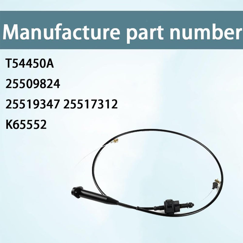 New TV Detent Kickdown Cable K65552 Fit for GM Transmission 4L60 (700-R4 Style 45.2" x 52.4") 1993-2018, TH-700R4 (4L60) 1982-1992，TH-2004R 1981-1990,4L60E (700-R4 Style)